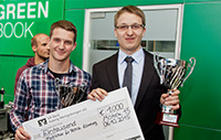 Philip Werner und Daniel Kröner von der Grundig Akademie Fachschule für Technik Nürnberg