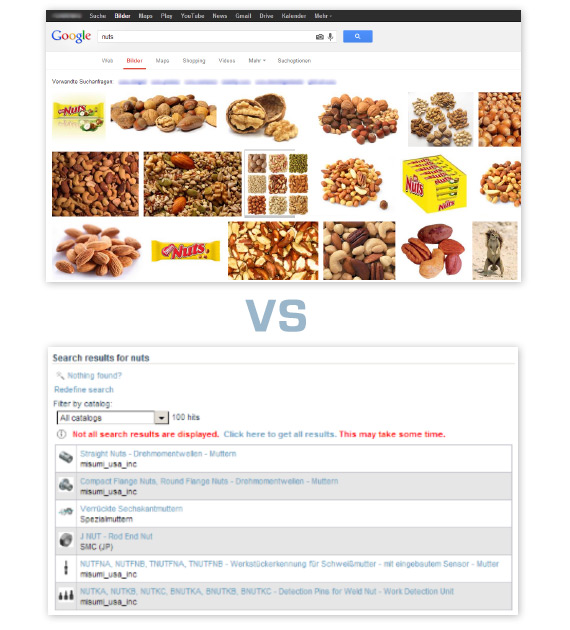 Search for Nuts on Google Image Search and PARTcommunity