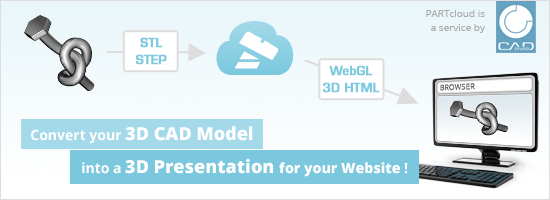 Convert your 3D CAD Model into a WebGL 3D HTML Graphic!