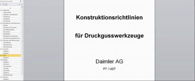 Die Vorteile der Implementierung der Konstruktionsrichtlinien für Druckgusswerkzeuge in PARTsolutions liegen klar auf der Hand: Die offiziellen Richtlinien werden an zentraler Stelle gepflegt und automatisch publiziert.