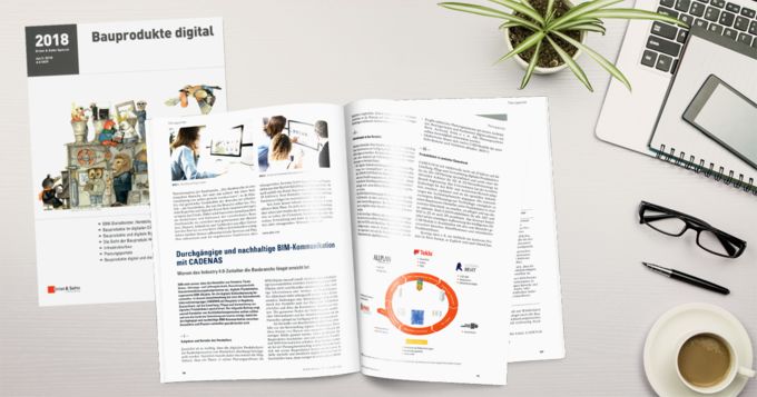 CADENAS im Sonderheft Bauprodukte digital