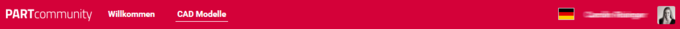 Schmaler und kompakter Header