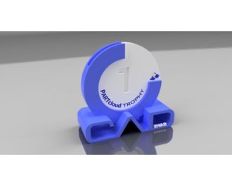 PARTcloud.net 3D Modeling World Championship 2018 - Trophy