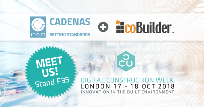 CADENAS & coBuilder auf der Digital Construction Week (DCW) 2018