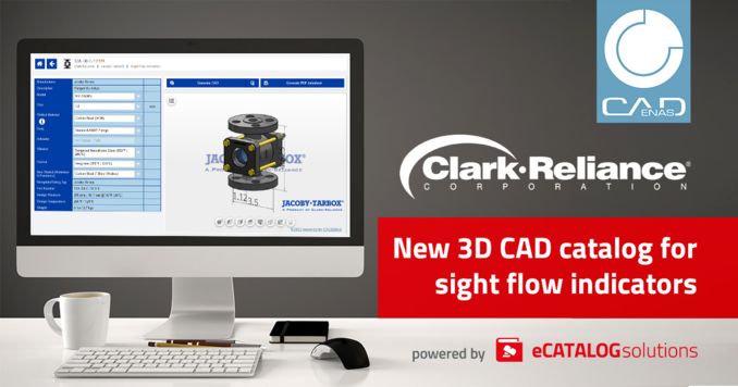 Clark-Reliance Corporation releases its 3D product configurator for Jacoby-Tarbox flow indicators