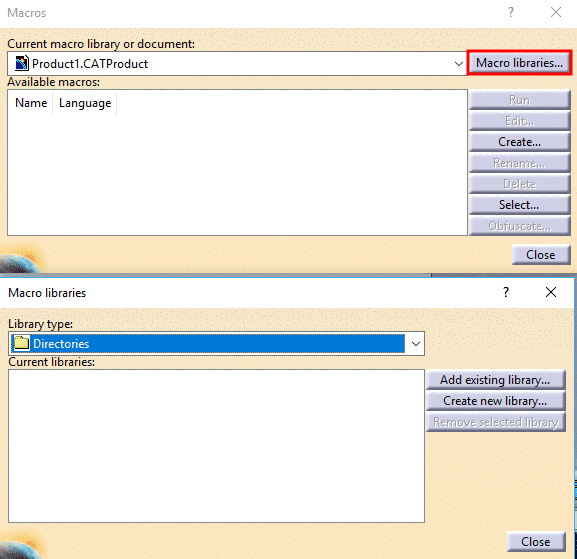 Add existing library...