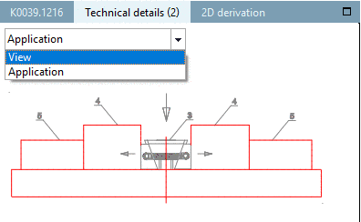 Docking window "Technical details"