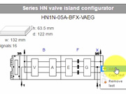 Camozzi Product configuration for vale islands with pneumatic symbols