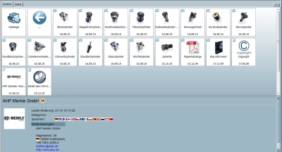 3D CAD Produktkatalog AHP Merkle