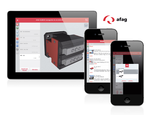 Individuelle App von CADENAS unterstützt Afag beim Vertrieb technischer Produkte