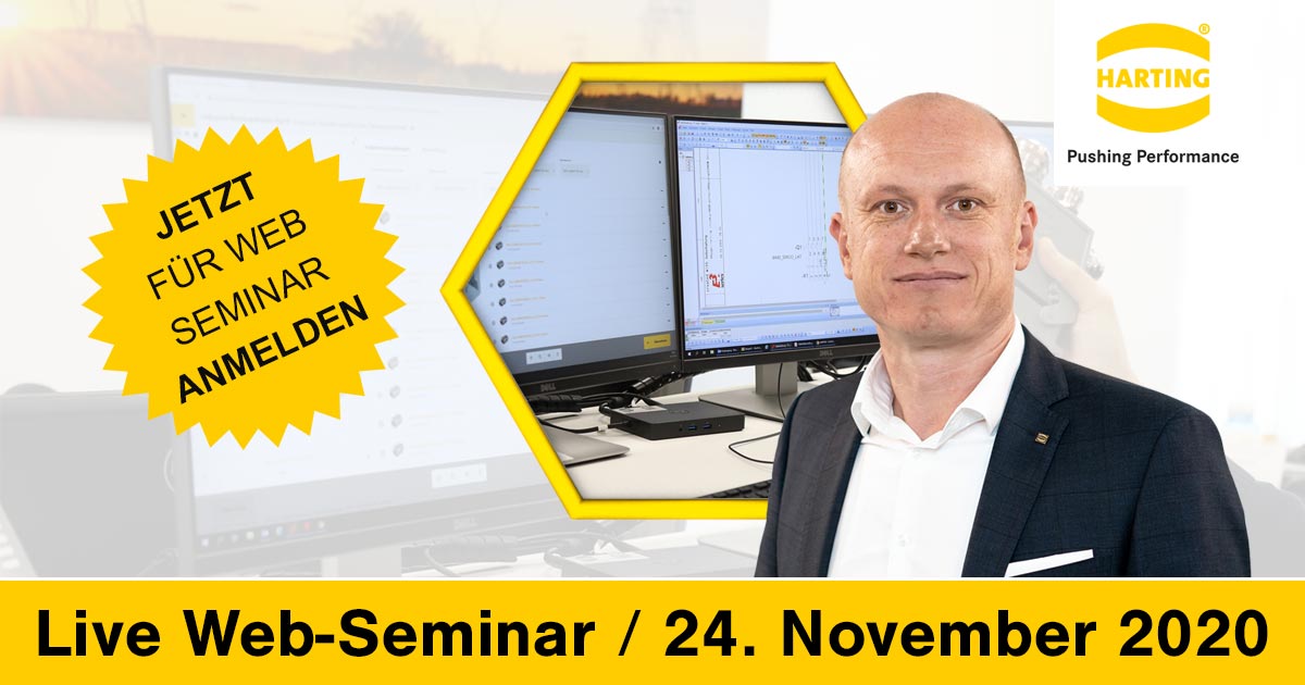 HARTING Live Web-Seminar am 24. November 2020