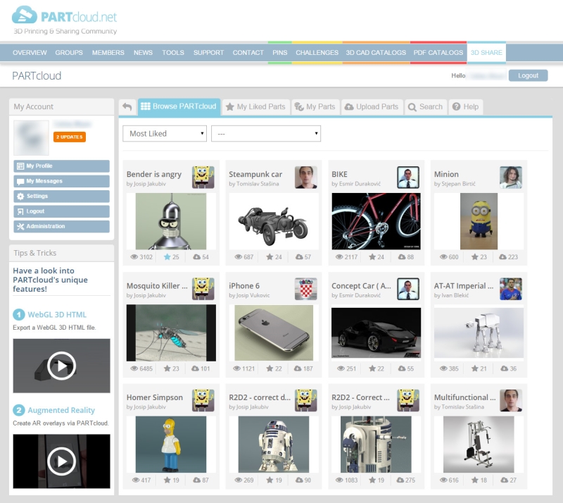 partcommunity 3d web viewer